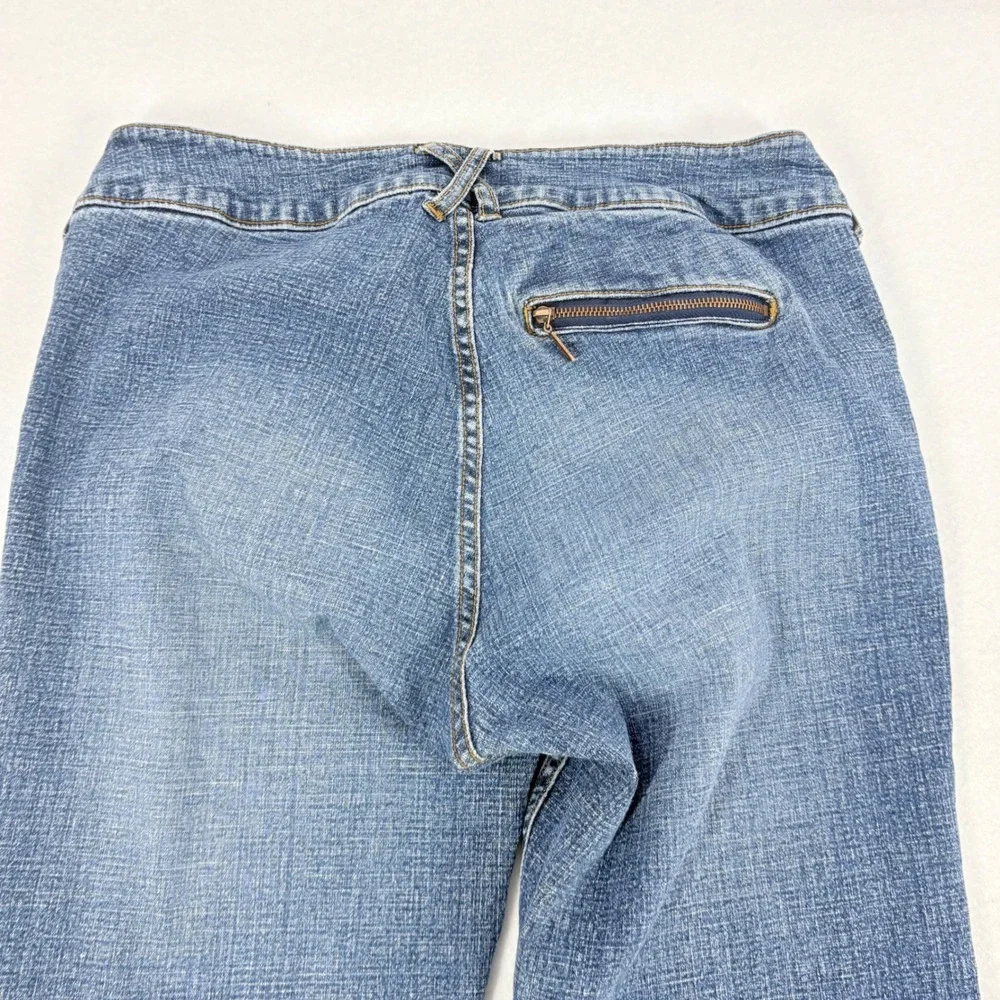 Y2K 90s LEI Flare Jeans Womens Size 11 Low Rise 29x29 FLAW‎